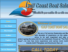 Tablet Screenshot of gulfcoastboatsls.com